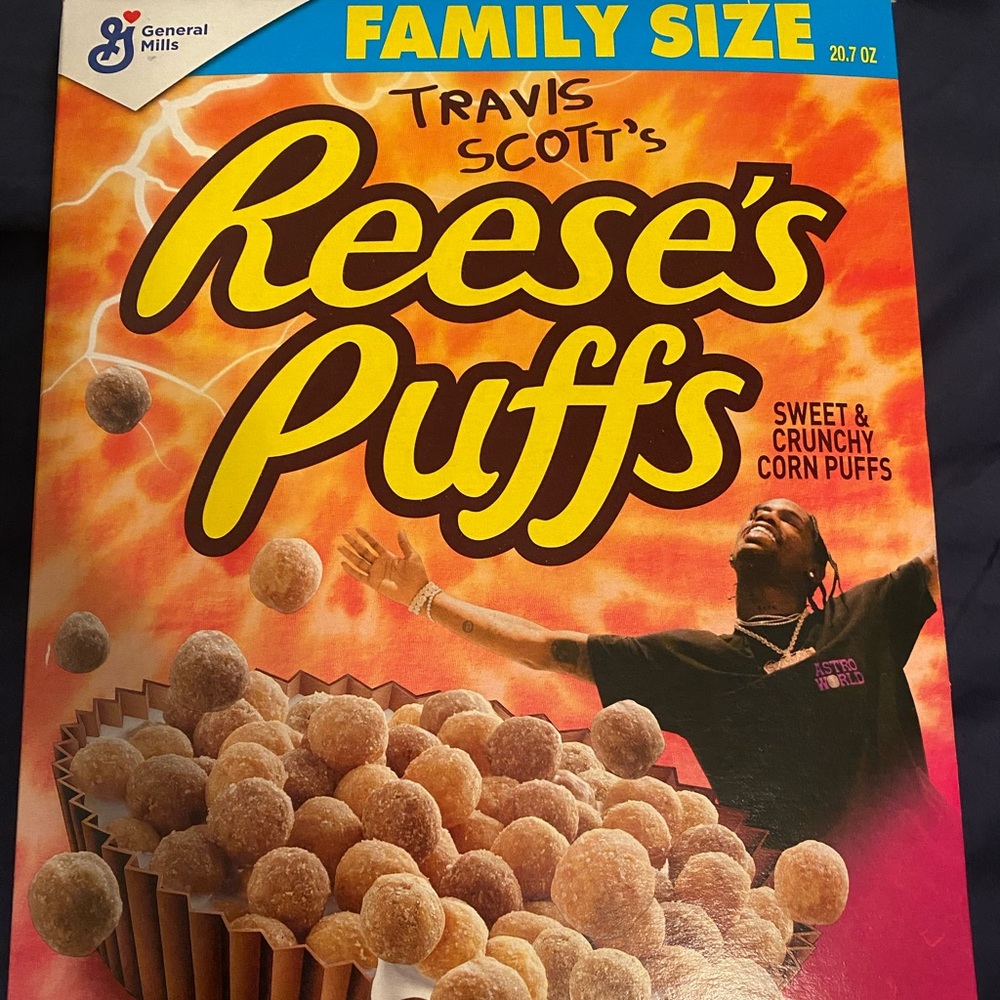Travis Scott cereal box